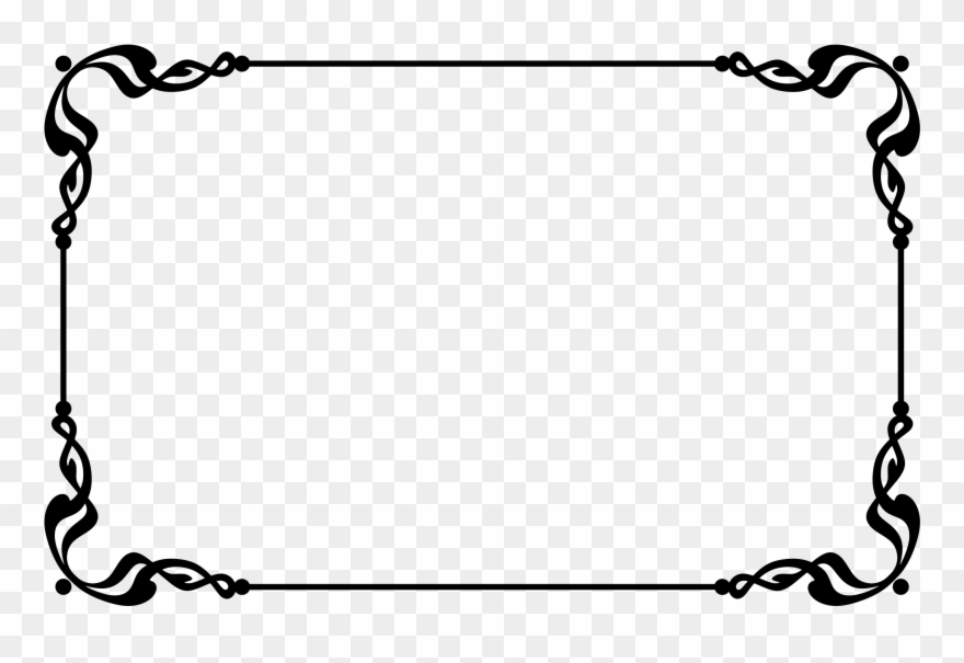 Clipart Borders Book - Around The School Scavenger Hunt - Png Download