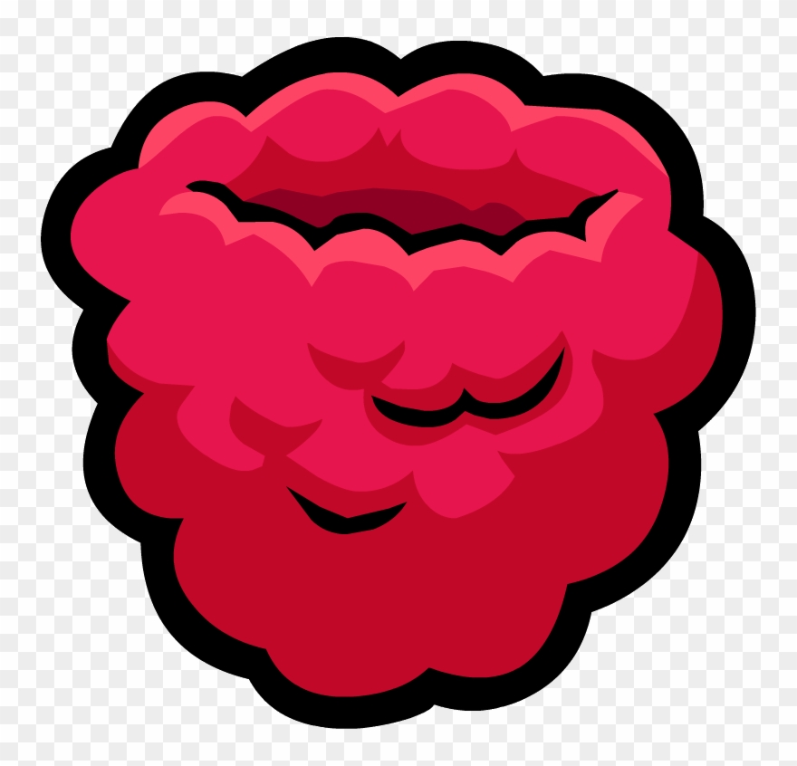 Raspberry Clipart Outline - Outline Of A Raspberry - Png Download
