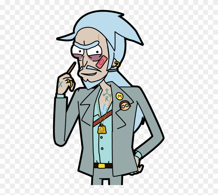 Dirty Rick Pocket Mortys Clipart