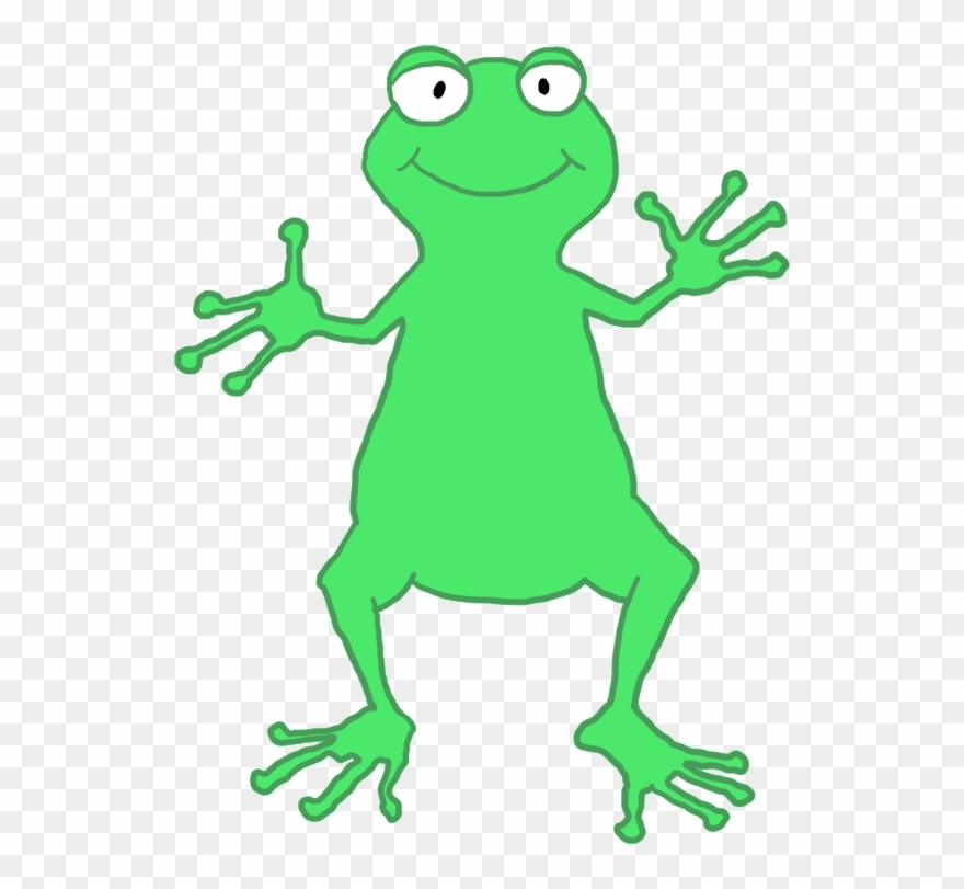 Jpg Library Library Frog Clip Art Funny - Frog Person - Png Download