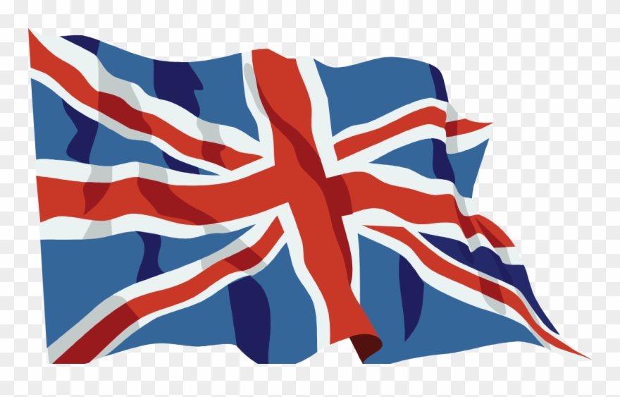 United Kingdom Flag Waving Icon - Great Britain Flag Png Clipart