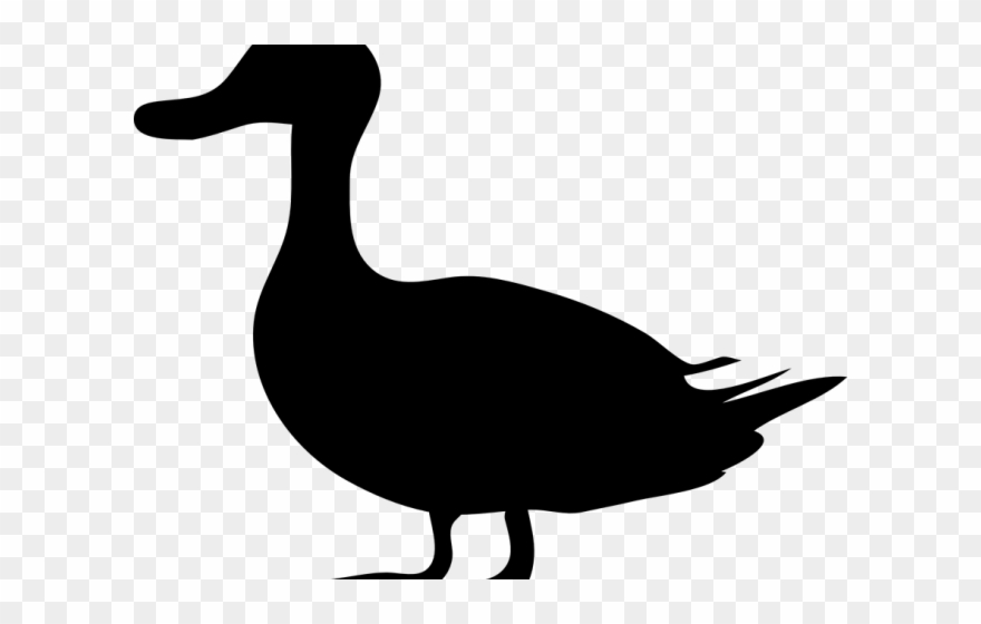 Duck Clipart Profile - Duck Silhouette - Png Download