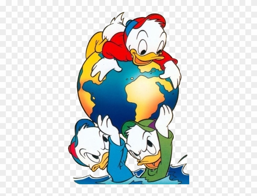 Duck Tales Cartoon Baby Clip Art Images - Donald Duck Nephews Bed - Png Download