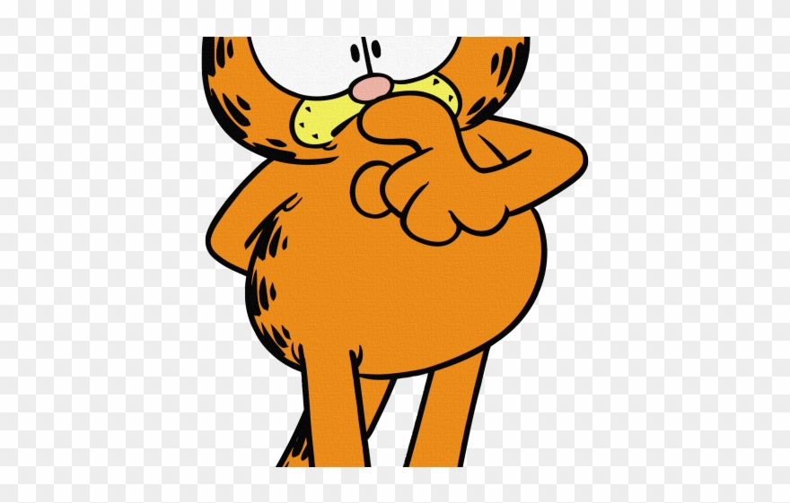 Garfield Clipart Dirty - Garfield Png Sticker Transparent Png