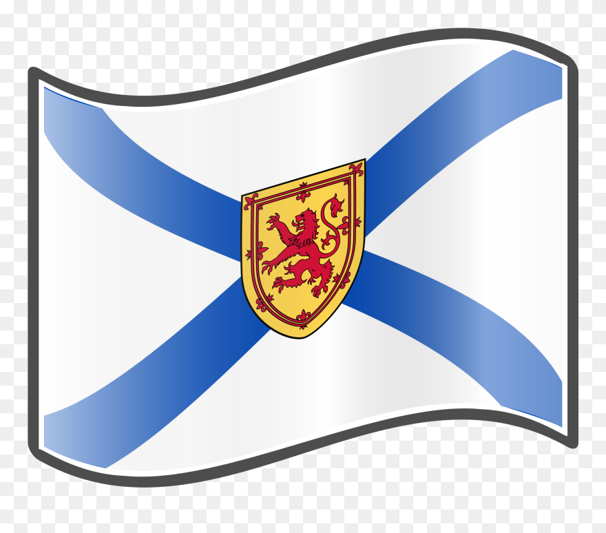 Flag Clipart Nova Scotia - Nova Scotia Flag Png Transparent Png