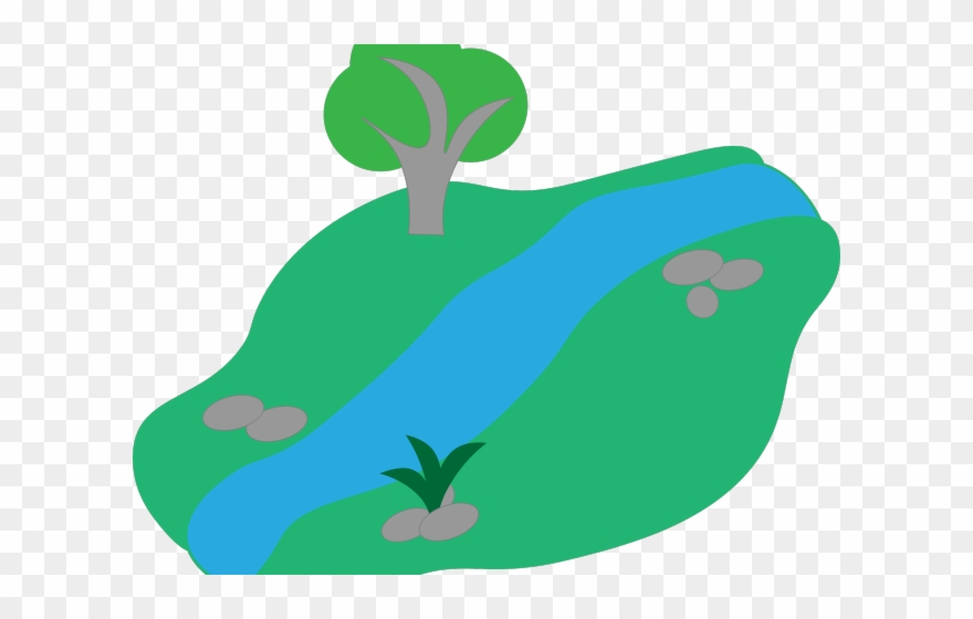 Clip Art Black And White Download Stream Clipart - Png Download