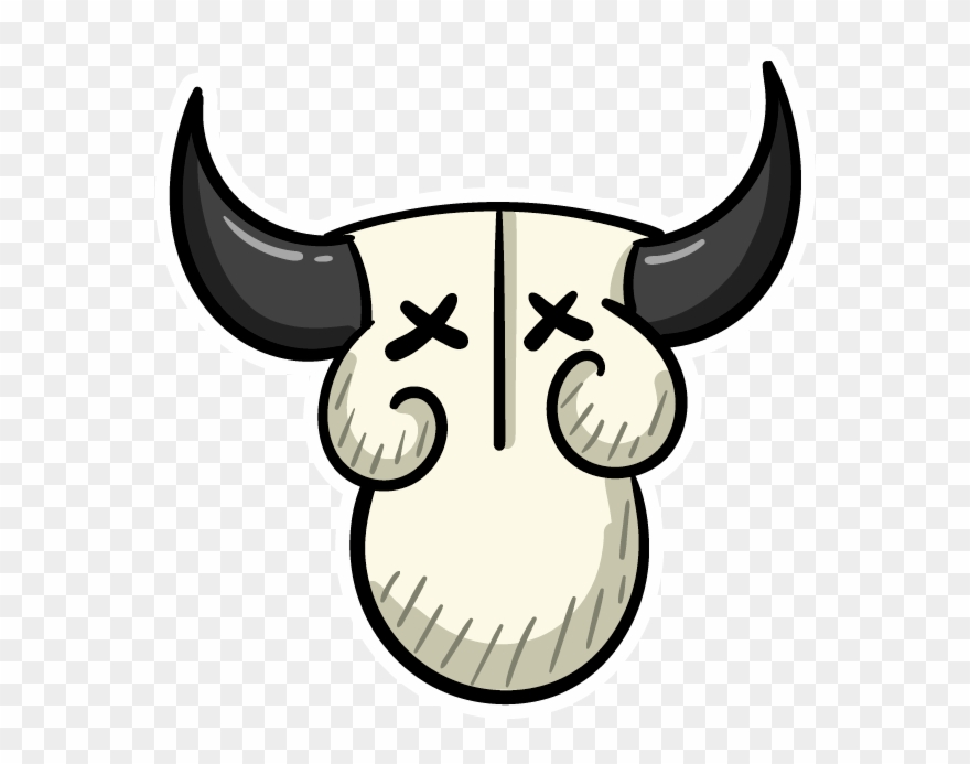 Dust Buddies Cattle Skull Clipart