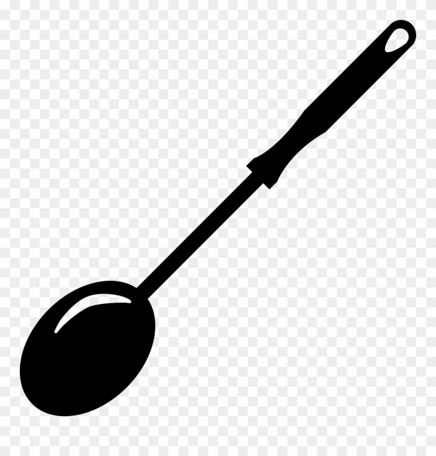 Long Thin Spoon For Kitchen Comments - Palo De Golf Icono Clipart