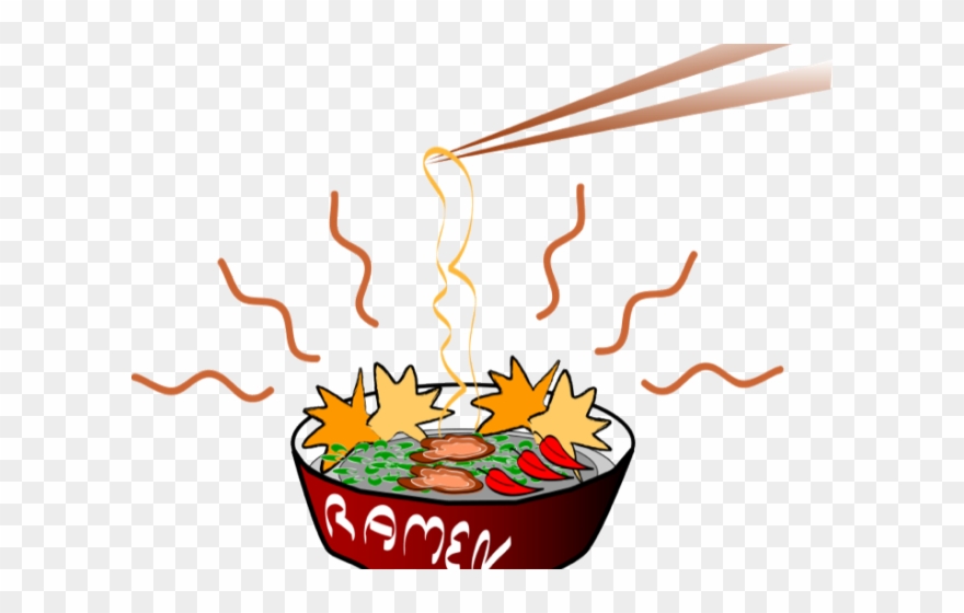 Japanese Food Clipart Birthday - Ramen Clipart Transparent - Png Download