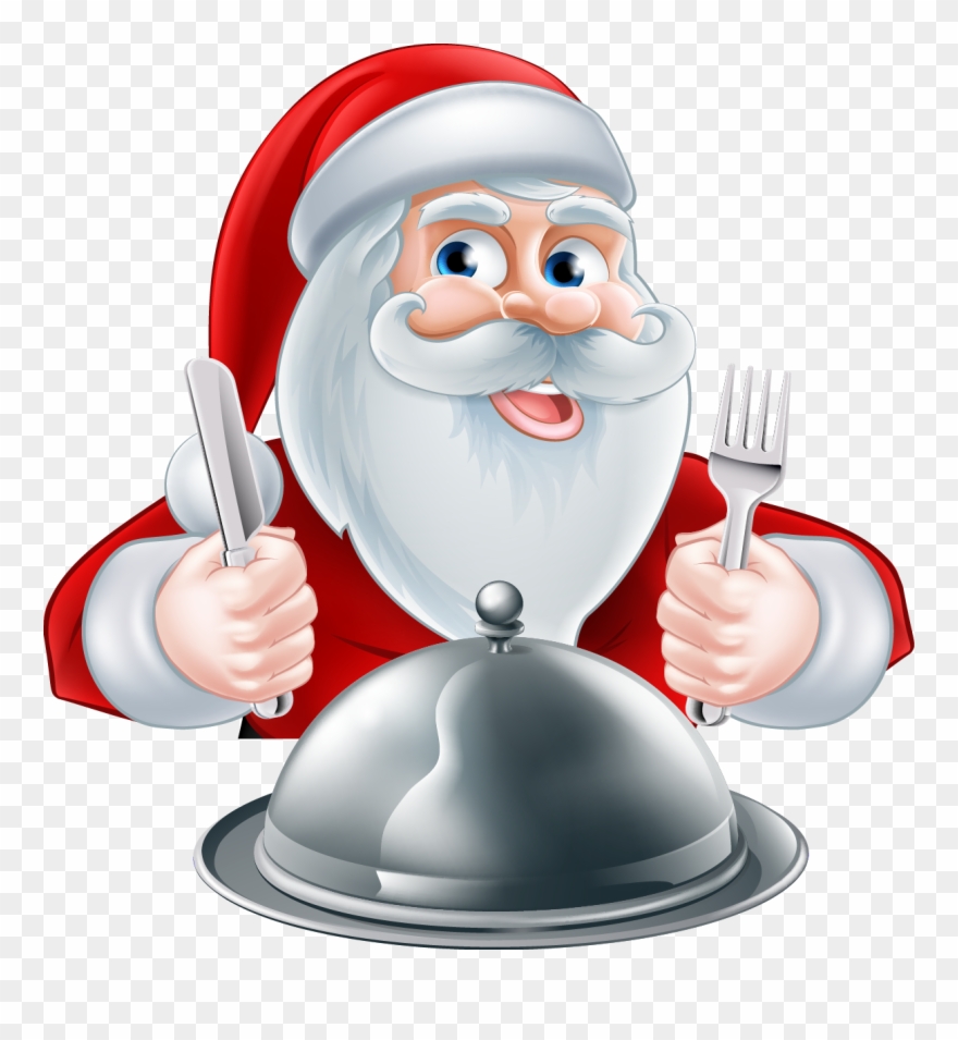 Santa Clipart Food - Png Download