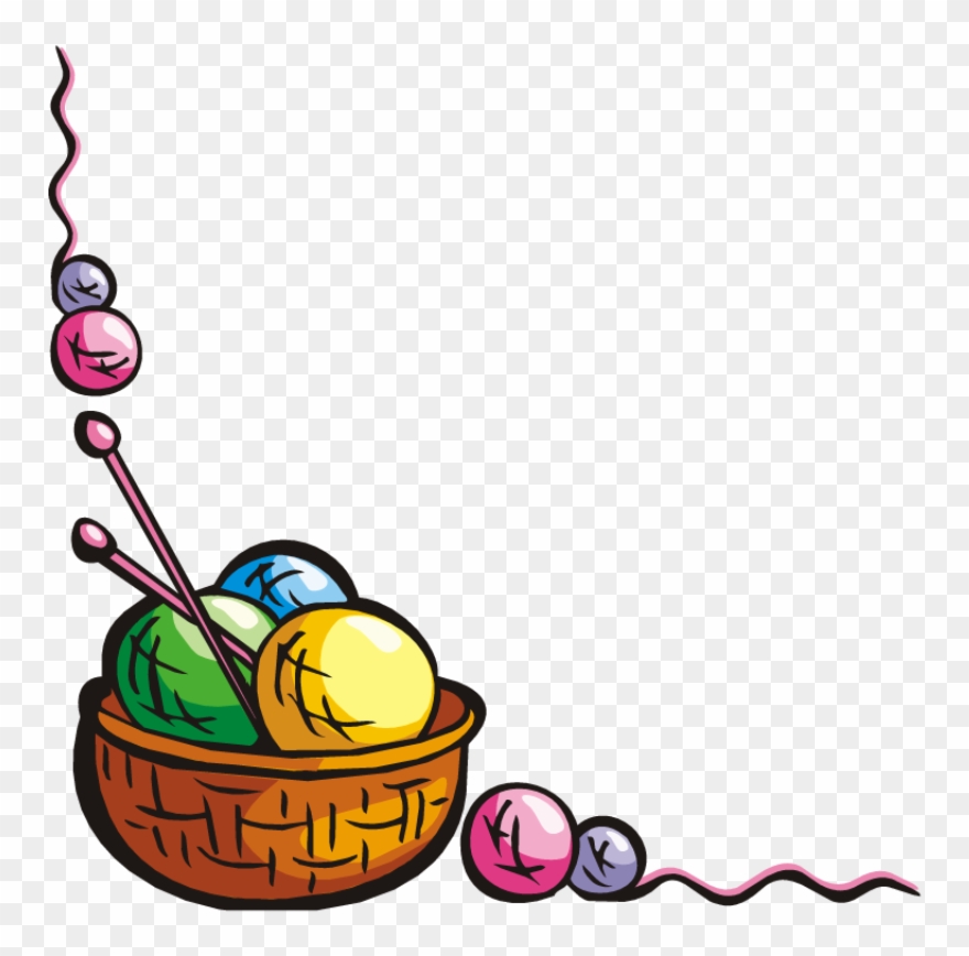 Download Yarn Border Clipart Yarn Clip Art Yarn Food - Clip Art Yarn Border - Png Download