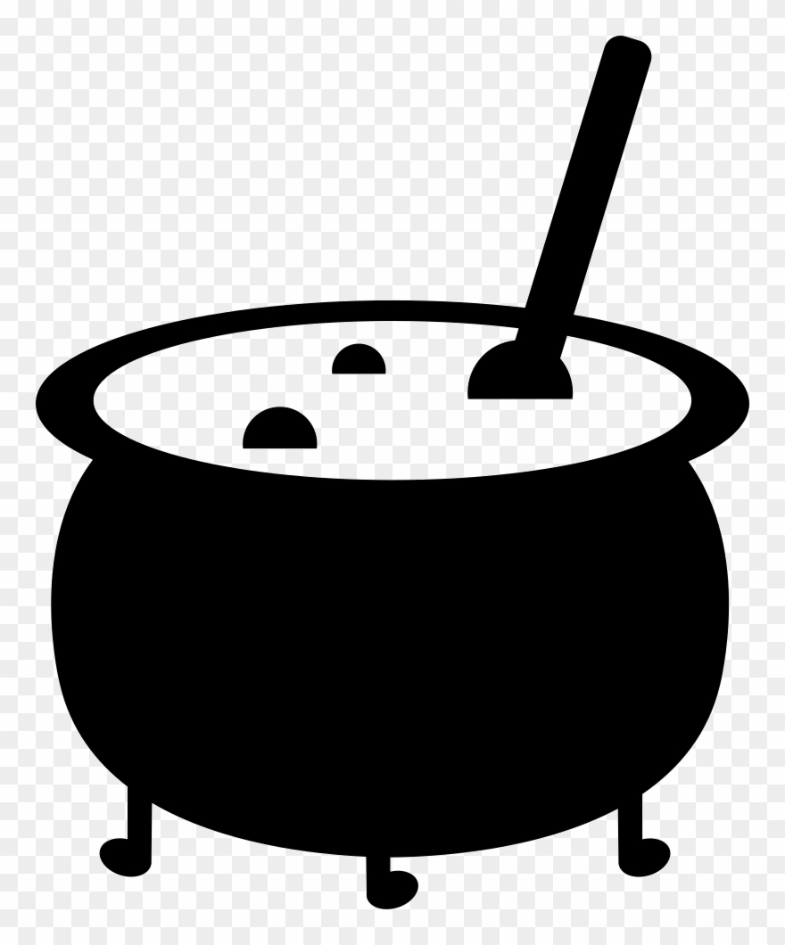 Witch Png Icon Free Picture Library Stock - Cauldron Png Clipart