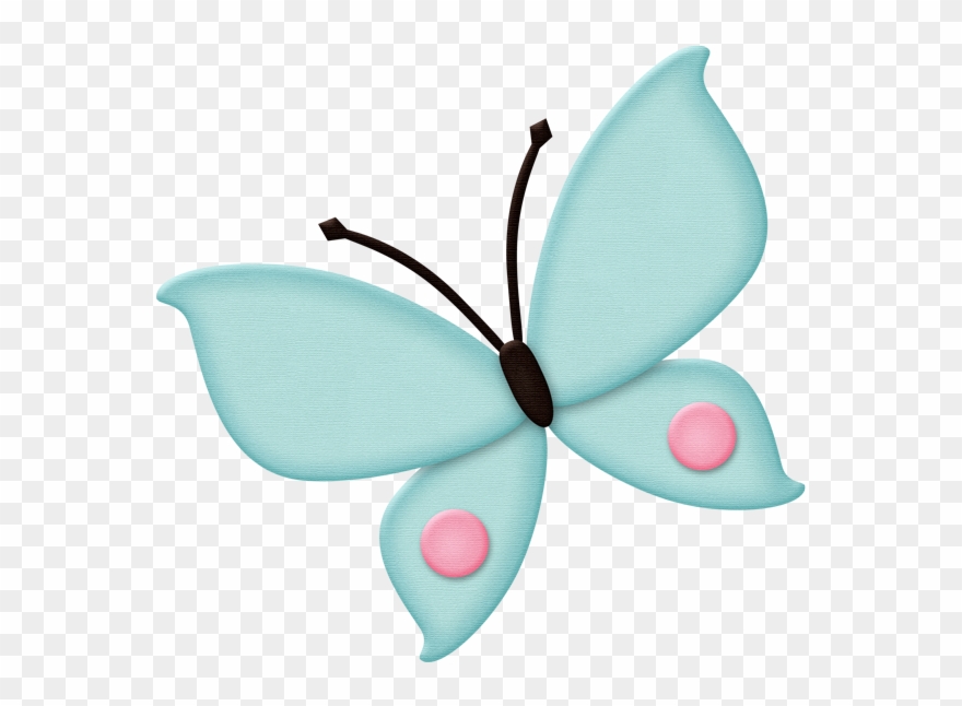 Photo By @duda-cavalcanti - Borboletas Rosa E Azul Png Clipart