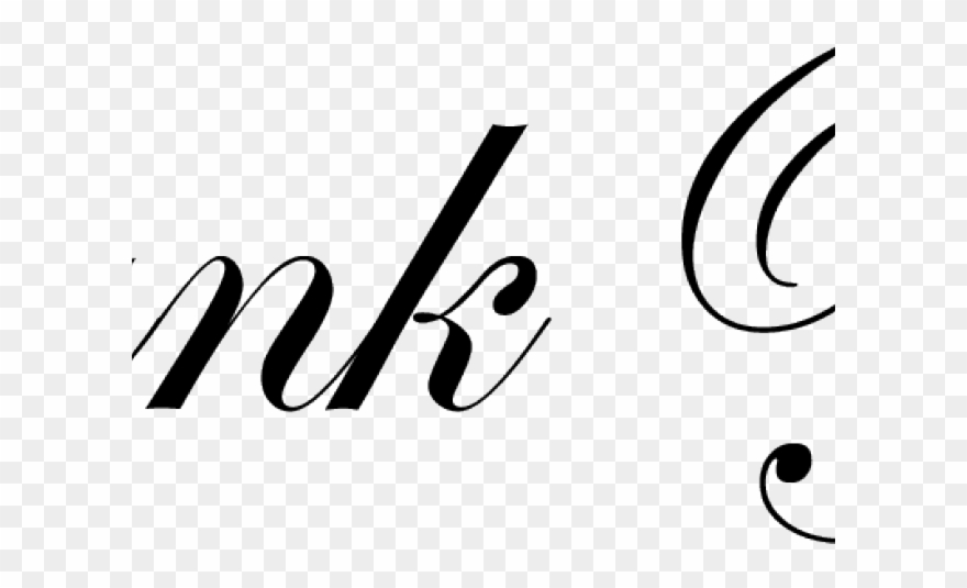 Thank You Clipart Wedding - Thank You Writing Gif - Png Download