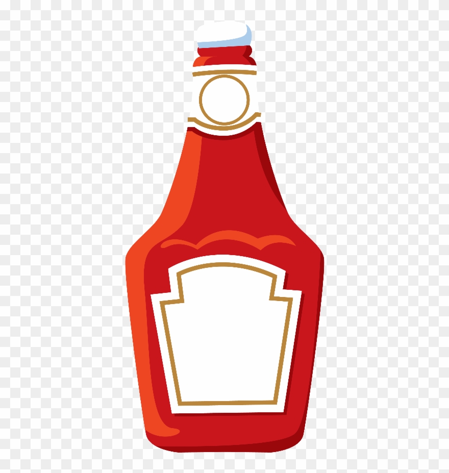 Recipe Clipart Church Jpg Transparent Download - Ketchup Bottle Clip Art - Png Download