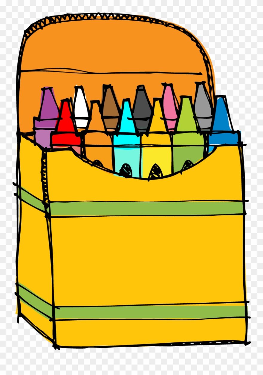 The Very Busy Kindergarten - Crayons Clipart Png Transparent Png