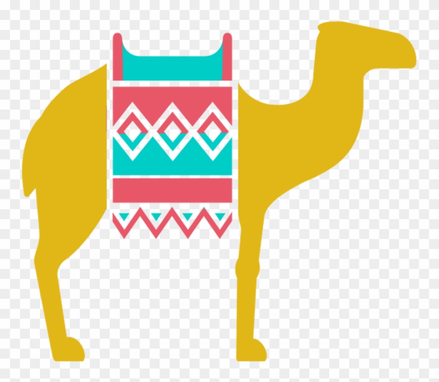 Camels Clipart Travel - Arabian Camel - Png Download