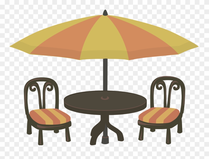 Cafe Coffee Tables Coffee Tables Bistro - Garden Chair Clipart - Png Download