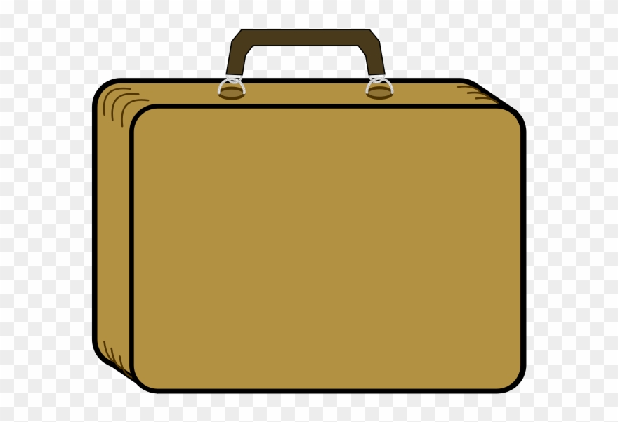 Little Tan Suitcase - Suitcase Clip Art - Png Download