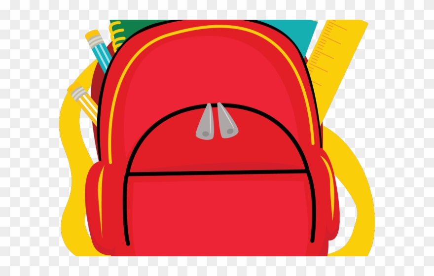 Red Clipart Luggage - Png Download