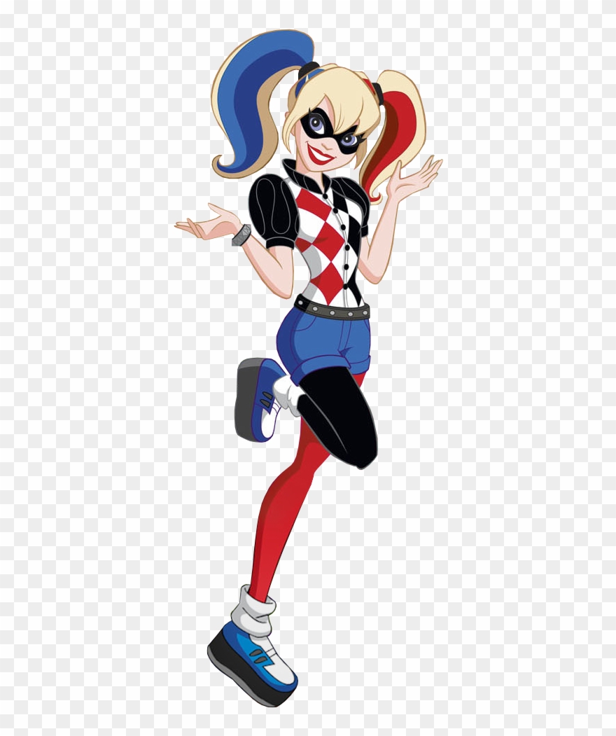 Harley Quinn Basic New Profile Art As - Arlequina Dc Superhero Girl Clipart