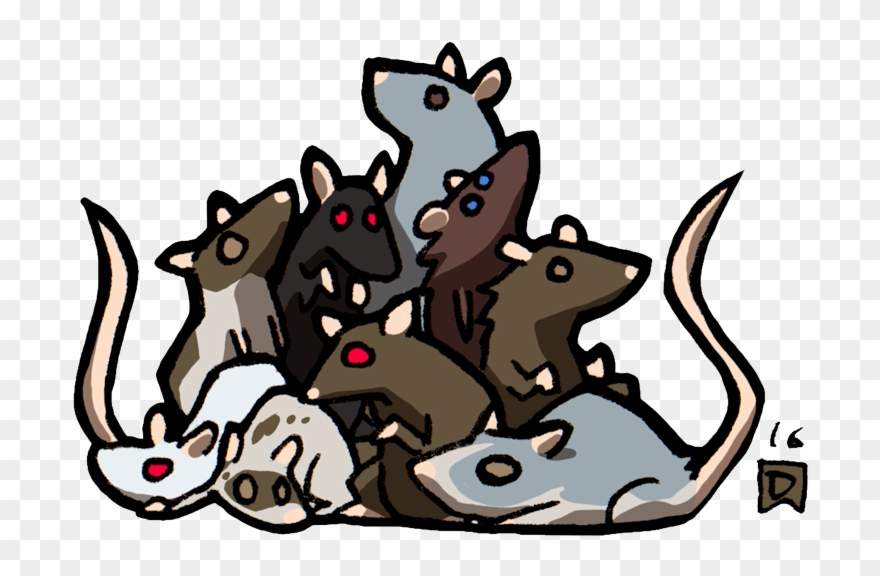 Swarm Of Rats - Swarm Of Rats Dnd Clipart
