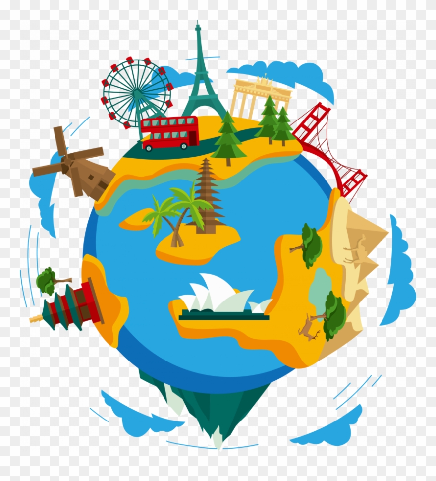 Travel Around The World Png Clipart