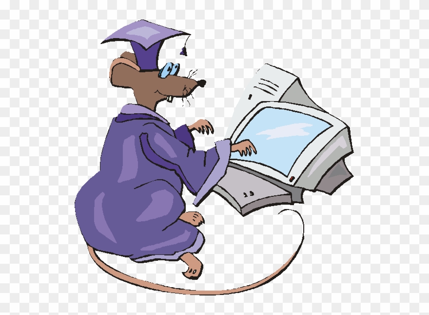 23 Apr - Rat Learning Clipart