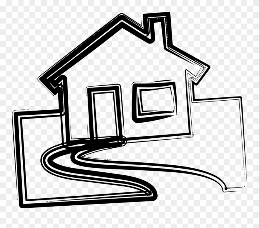 Real Estate House Mortgage Loan Estate Agent Real Property - Sketched House Png Clipart