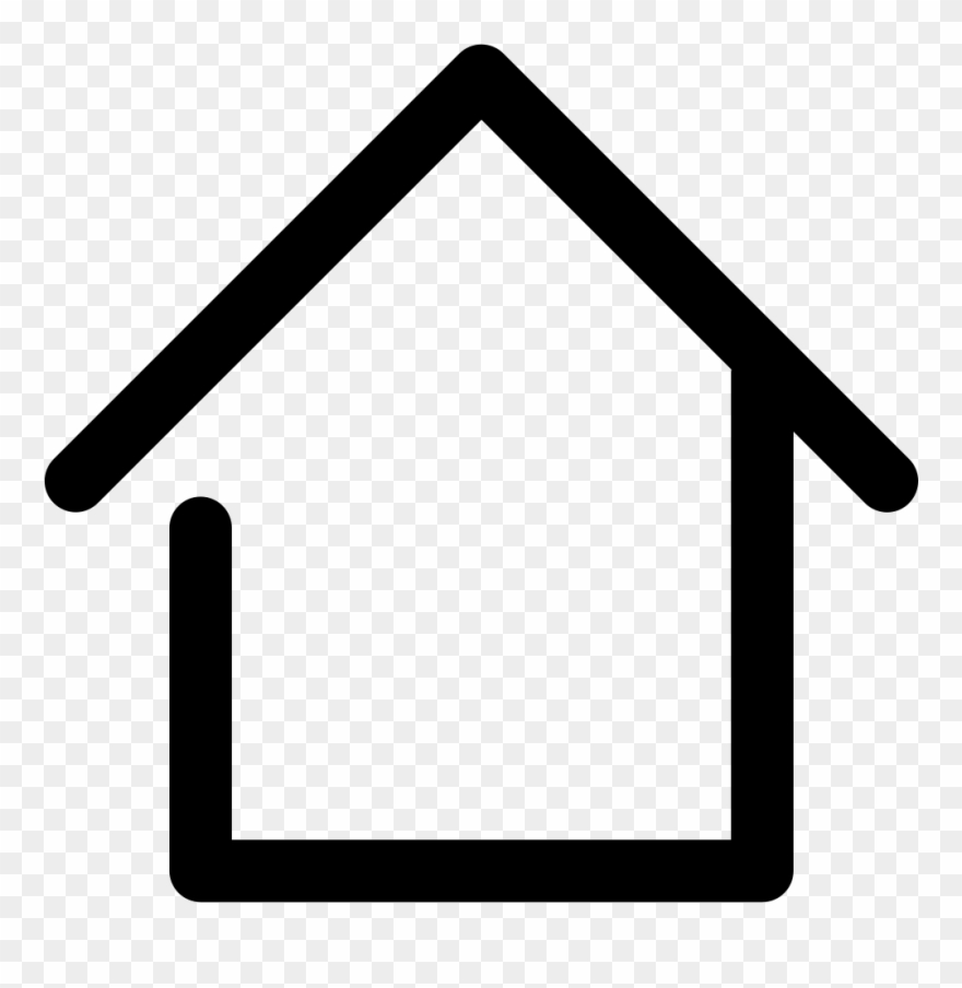 Real Estate Clipart Png File Clip Art Freeuse - Home Line Icon Png Transparent Png