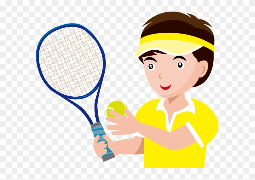 Tennis - Tennis Player Clipart Png Transparent Png