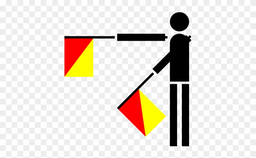 Hotel Clip Art Download - Semaphore Flags Jpg - Png Download