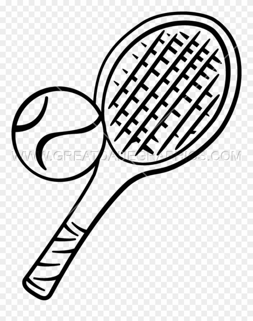 Court Clipart Sketch - Tennis Drawing Png Transparent Png