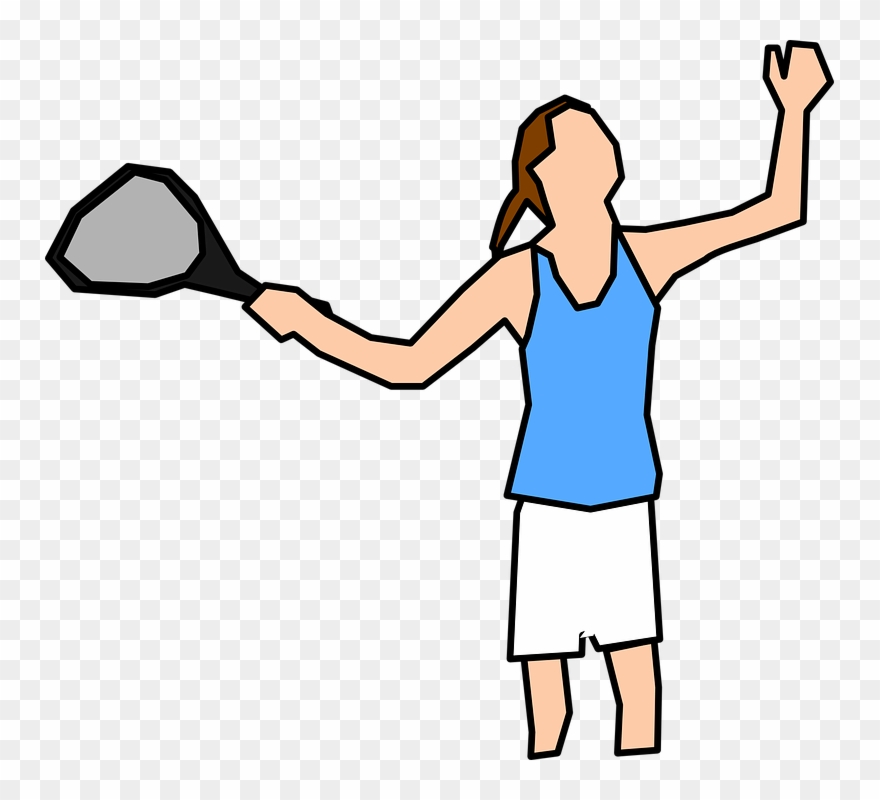 Tennis Player Clipart