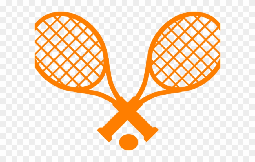 Free Tennis Clipart - Two Tennis Rackets Crossed - Png Download