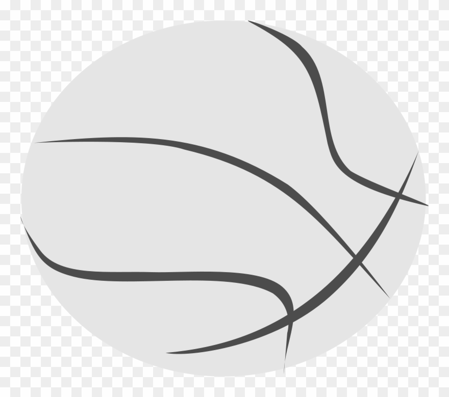 Clip Stock Floor Panda Free Images - Basketball Clipart Black And White - Png Download