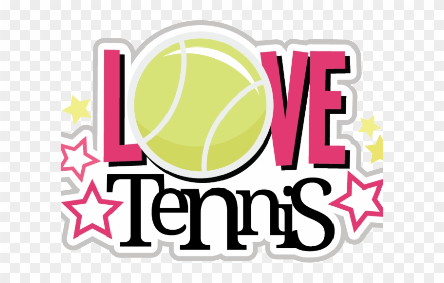 Love Clipart Tennis - Text Tennis Png Transparent Png