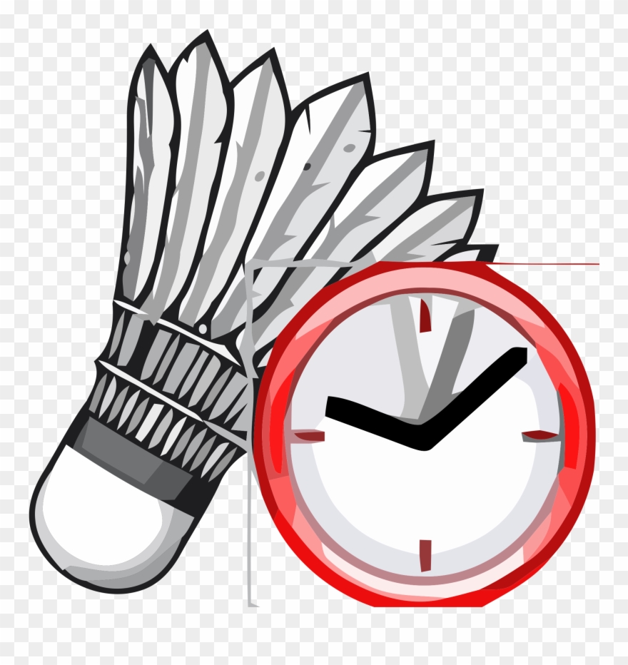 Open - Shuttlecock Drawing With Label Clipart