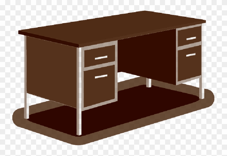 Clipart Table Meja - Desk - Png Download