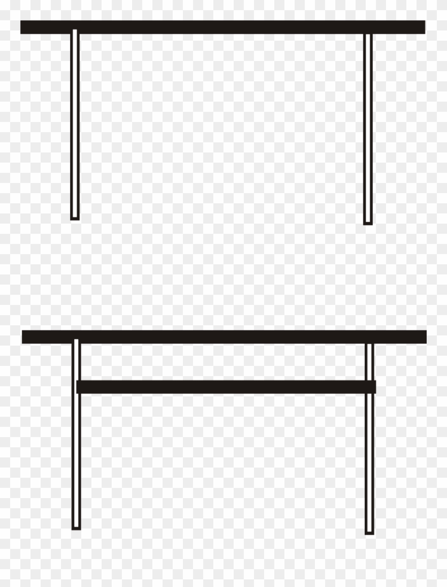 Table Clipart Long Table - ترابيزه Png Transparent Png