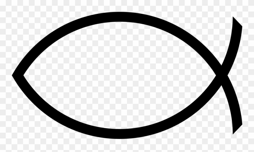 File - Ichthus2 - Svg - Wikimedia Commons - Vesica Piscis Png Clipart