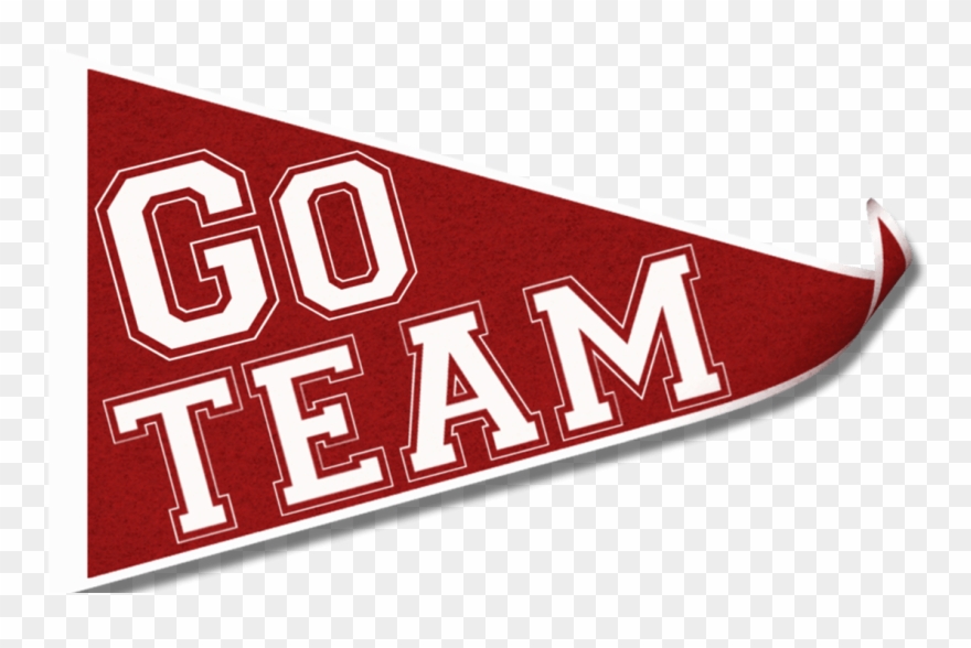 Football Pennant Png Black And White Library Techflourish - Go Team Clipart Free Transparent Png