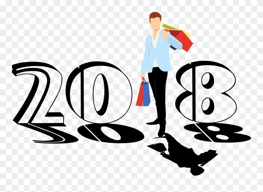 Clipart Community Yard Sale Clipart - Wishing Happy New Year 2018 - Png Download