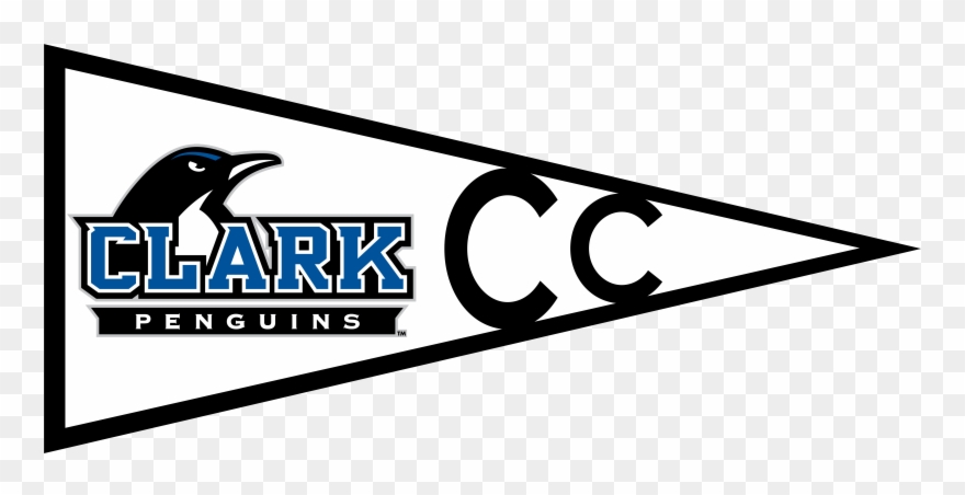 Clark College Pennant Clipart Clark College Penguin - Clark College Pennant - Png Download