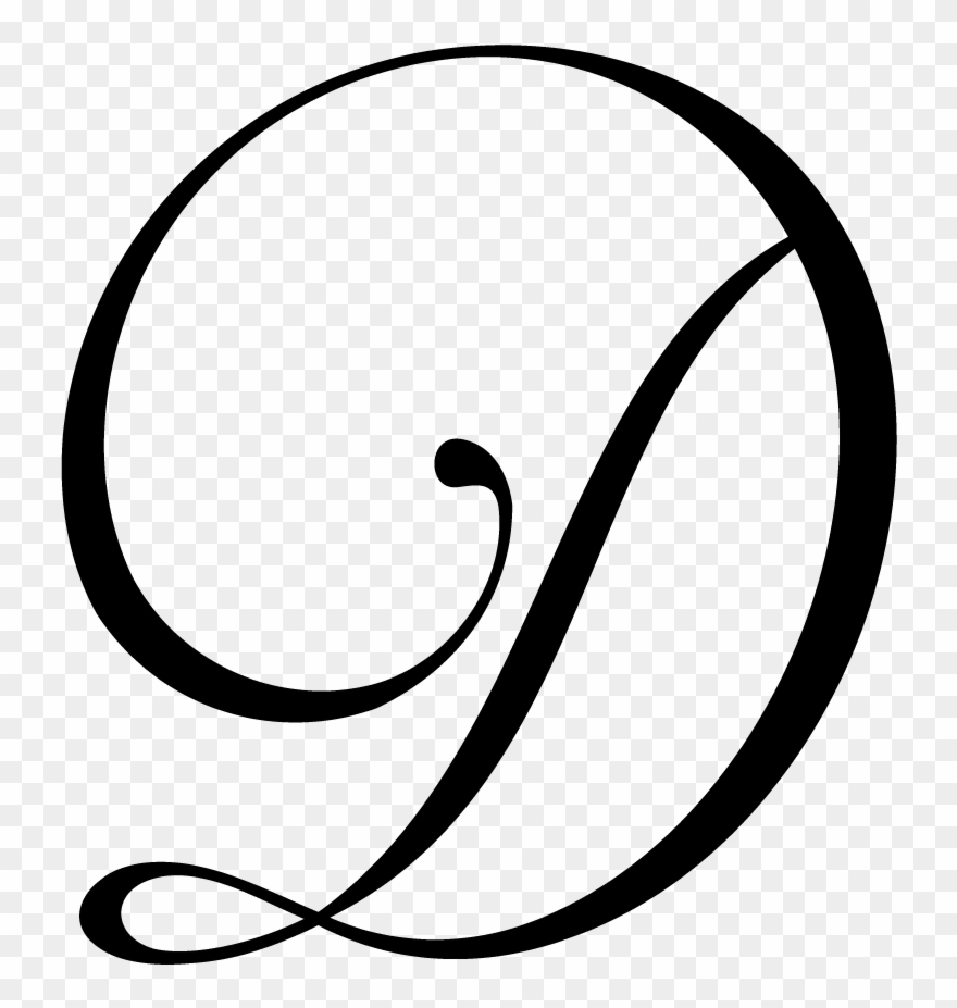 Monogram D - Monogram D Letter Clipart