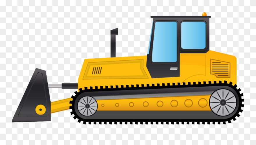 Clip Art, Illustrations - Bulldozer Clipart Transparent Background - Png Download