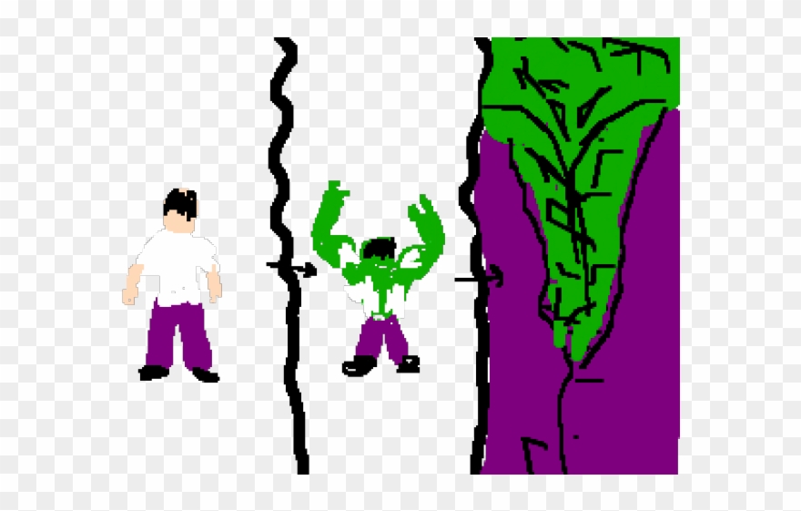 Hulk Clipart Purple Pants - Trousers - Png Download