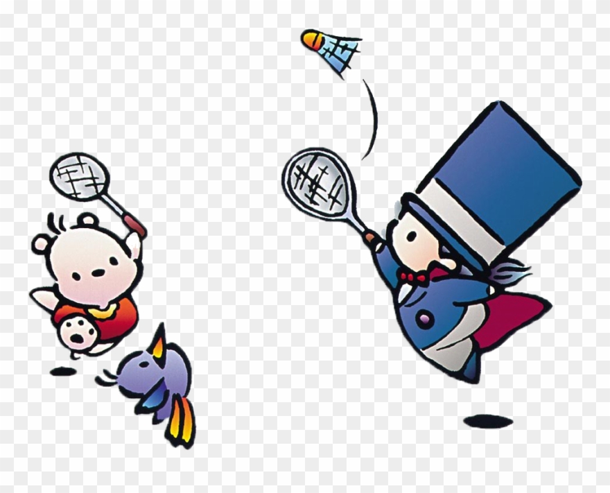 Badminton Drawing Cartoon Clipart