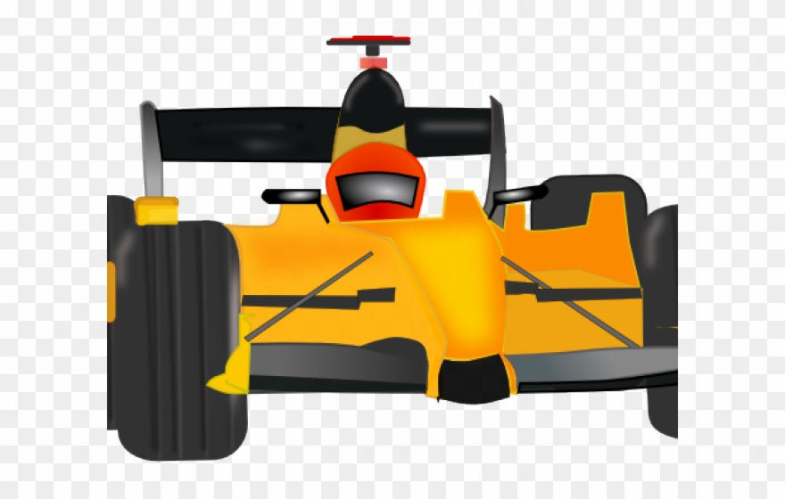 Race Car Clipart Number - Clip Art F1 Car - Png Download