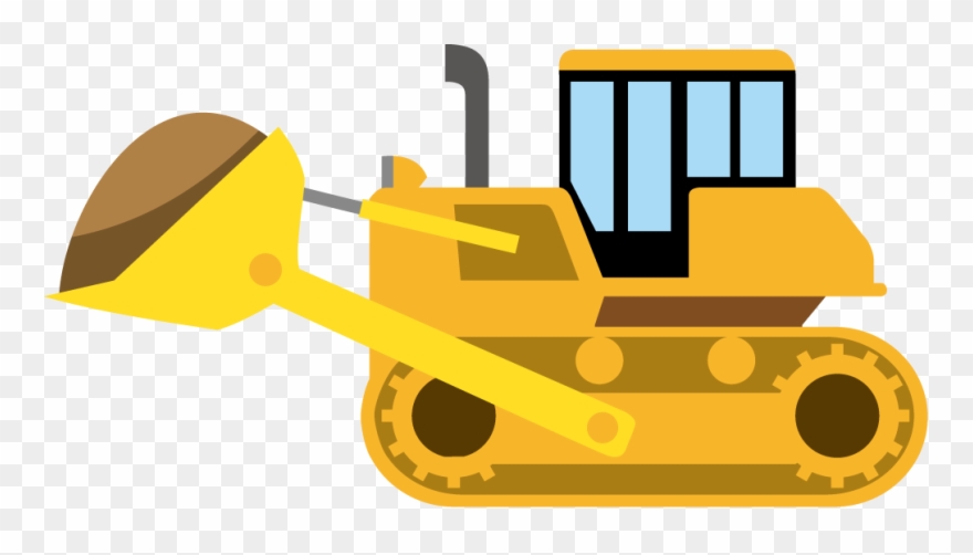 Cat Clipart Bulldozer - Transparent Bulldozer Png